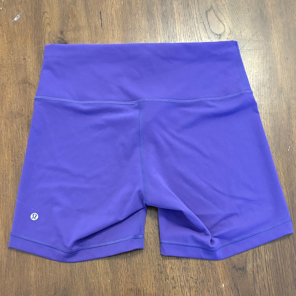 lululemon athletica Deep Purple Bike Shorts